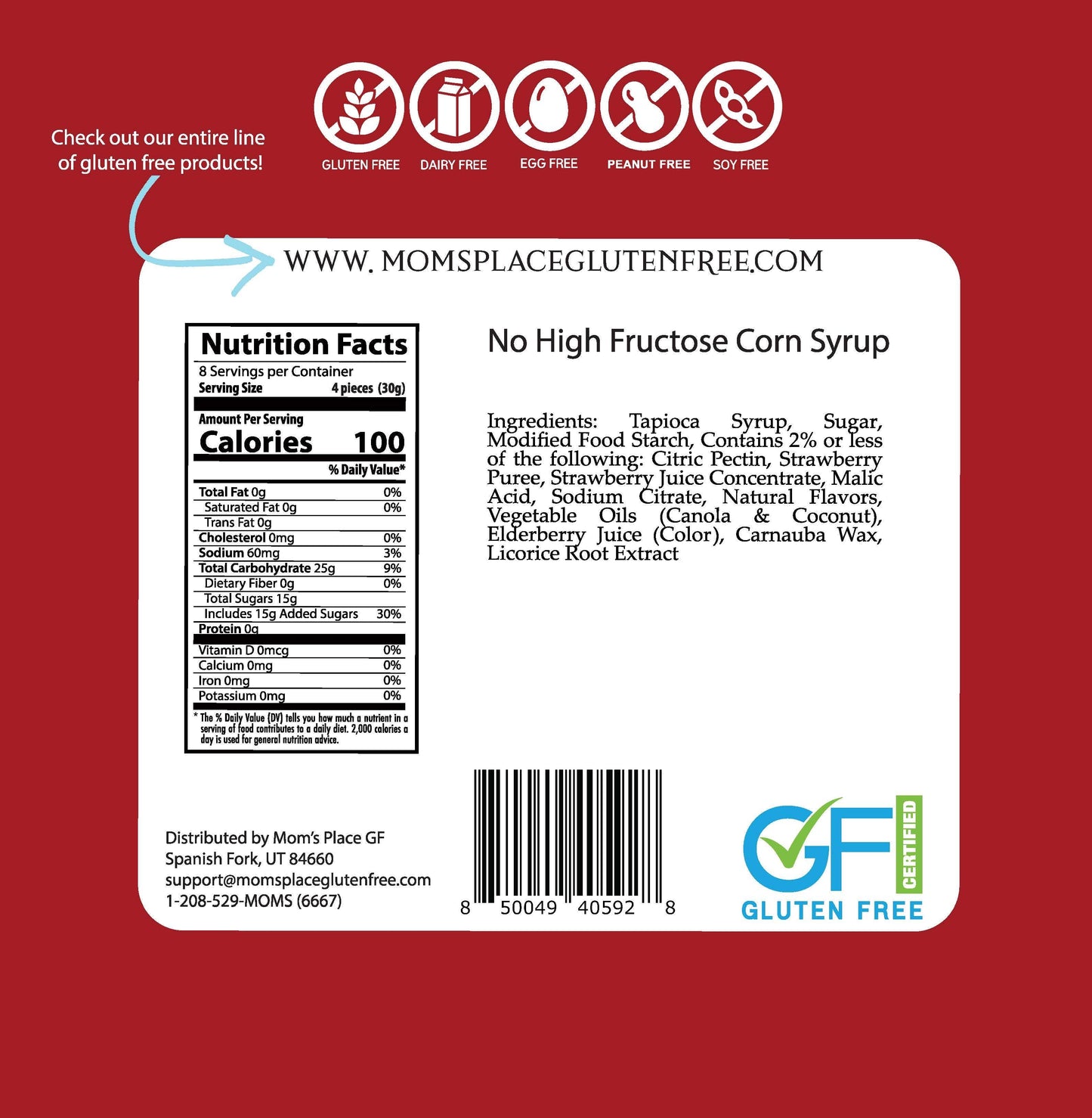 Gluten-Free Strawberry Licorice