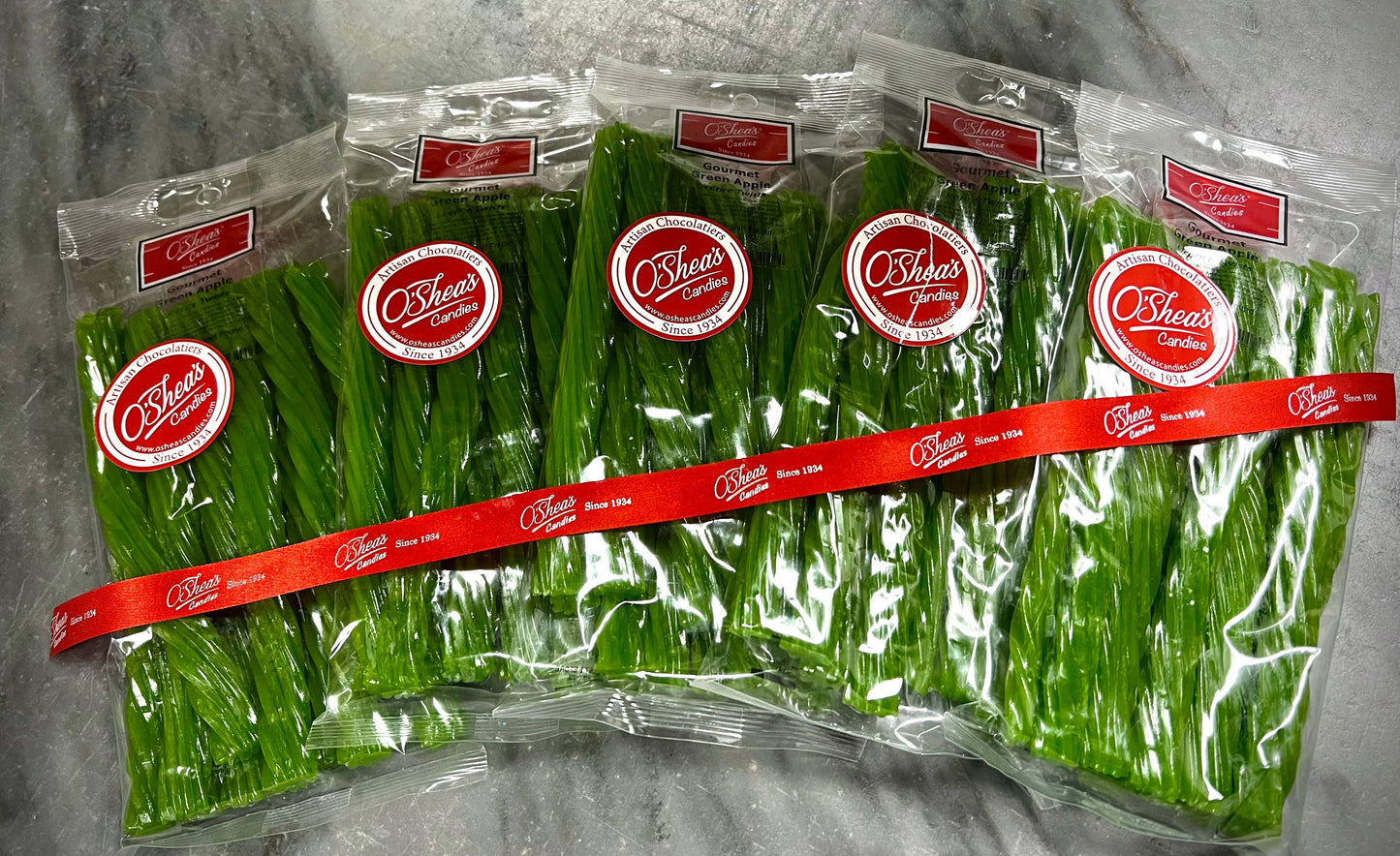 Gourmet Licorice Green Apple π 1/2 Pound Bag- Thick Cut