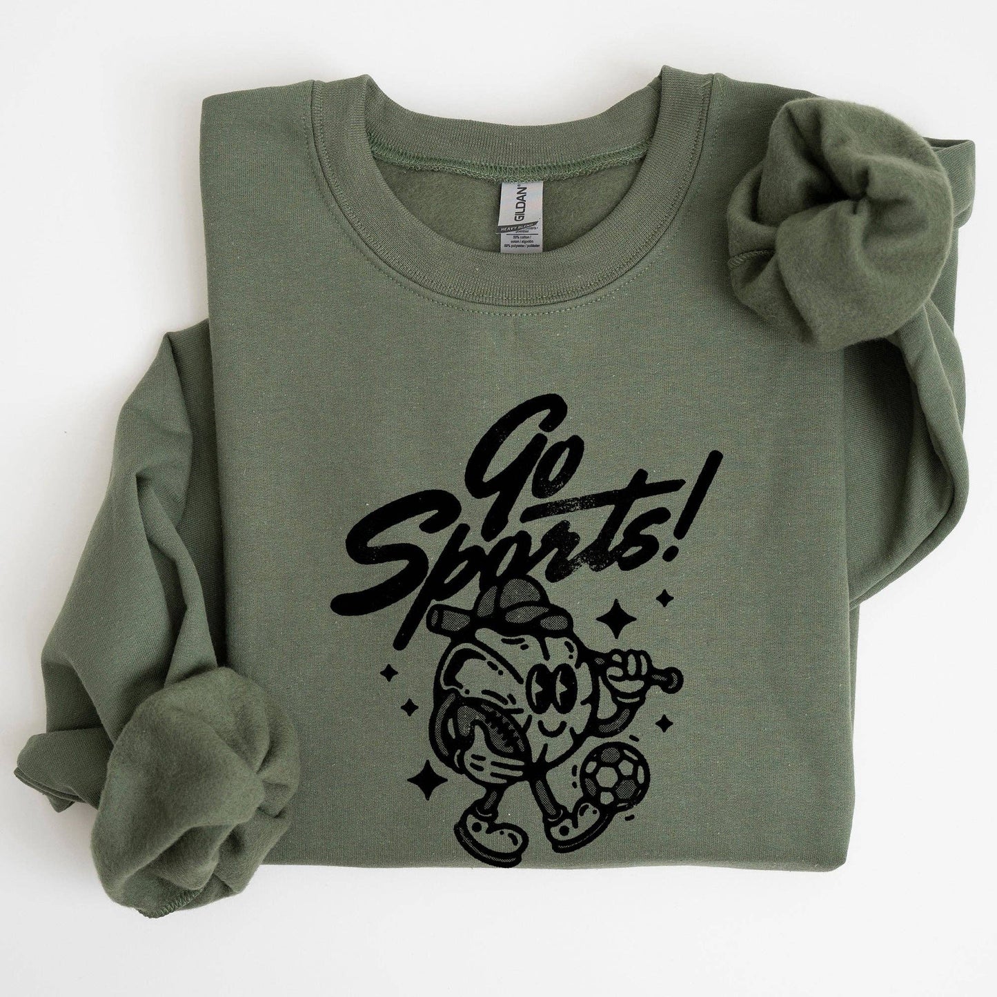 Go Sports, Football, Baseball, Soccer, Basketball Sweatshirt