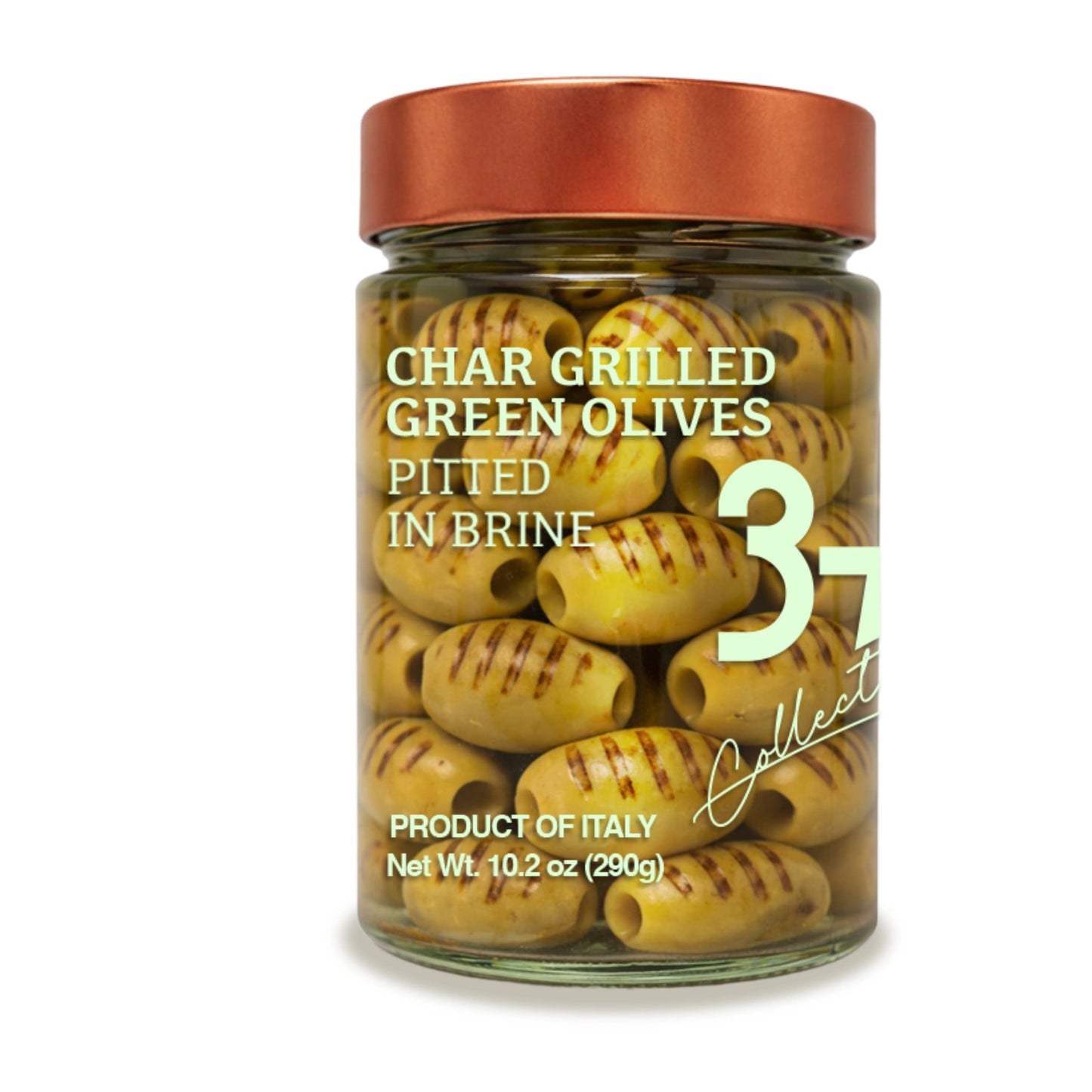 Pitted Grilled Olives in Brine
