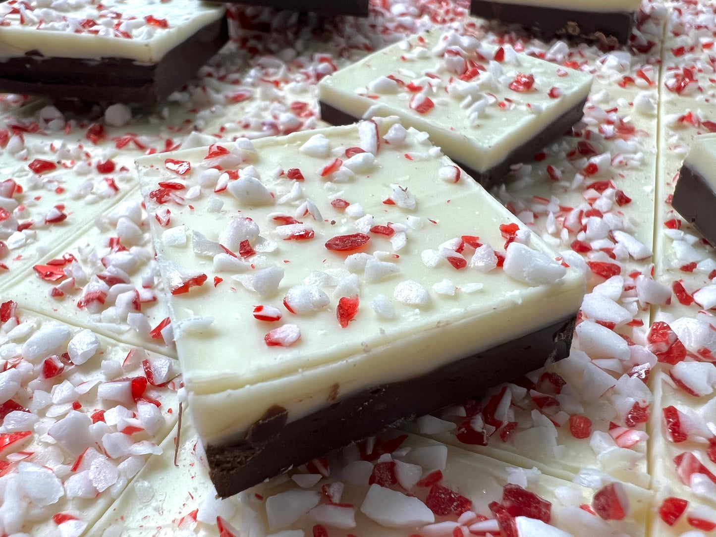 Gourmet Peppermint Bark Layered Peppermint Snack Pack 1/4LB