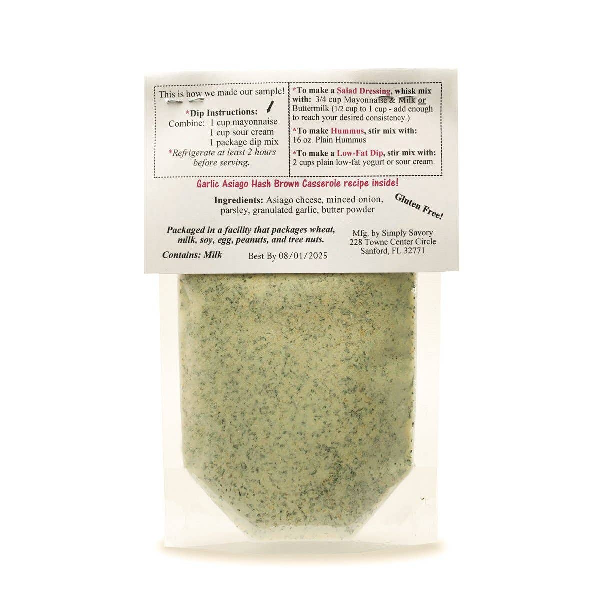Garlic Asiago Dip Mix