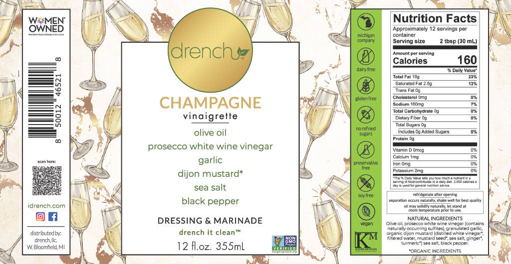 Champagne Vinaigrette Dressing & Marinade
