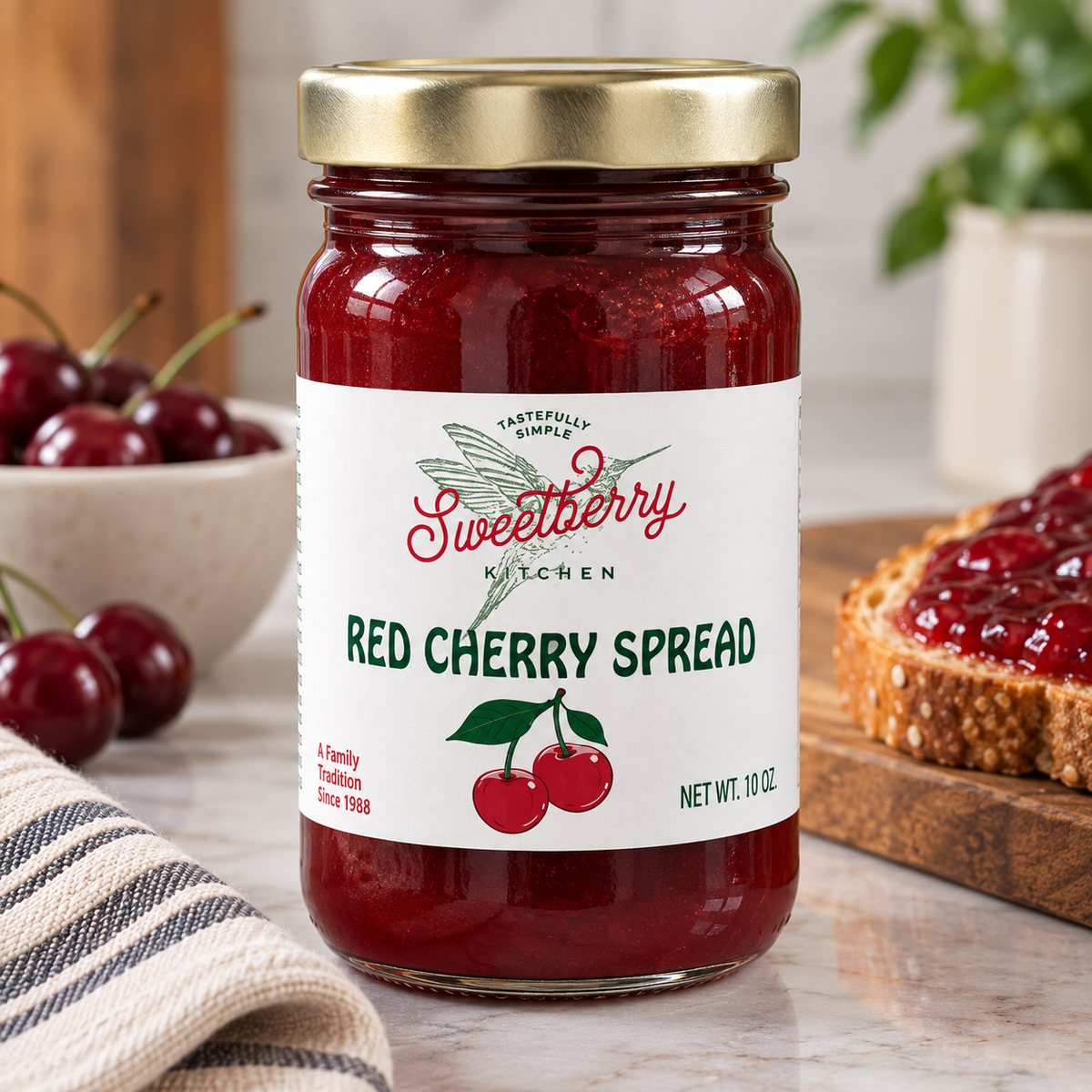 Sweetberry Door County Red Cherry Spread