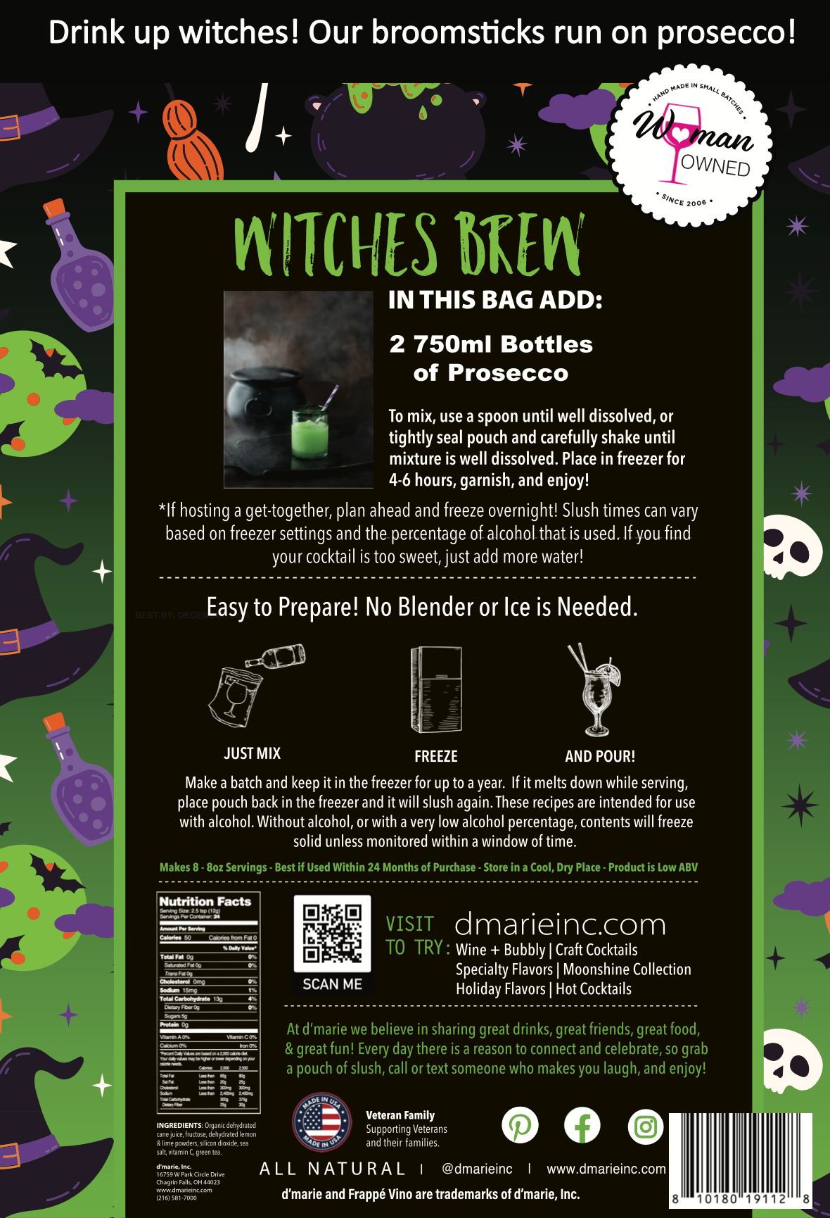 Witches Brew Slush Mix | Ready to Freeze