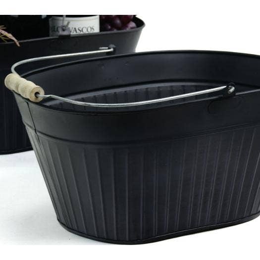 Oval Shop Brushed Black over handle