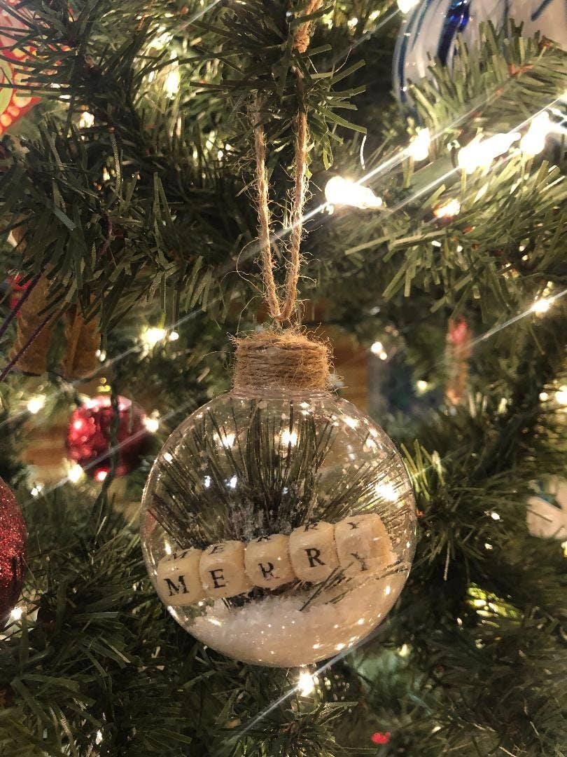 Personalized! Rustic Woodland Ornament