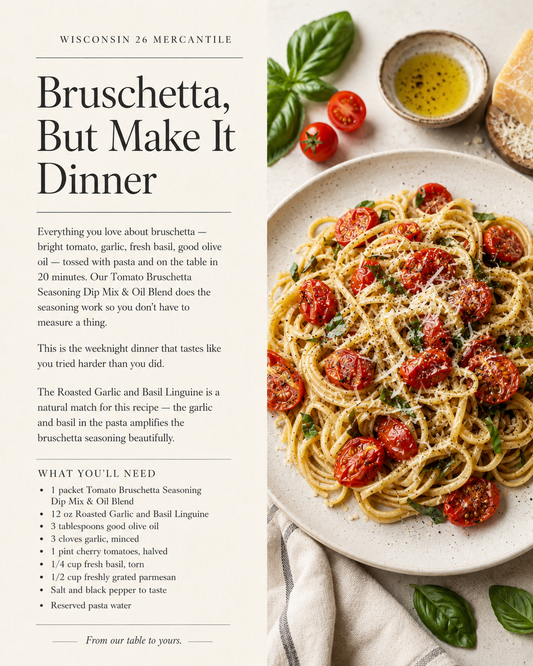 Wisconsin 26 Bruschetta Pasta
