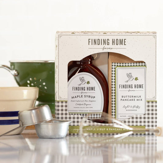 Organic Maple Syrup & Pancake Mix Set from Wisconsin 26 Mercantile