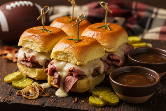 Game Day French Onion Roast Beef Sliders