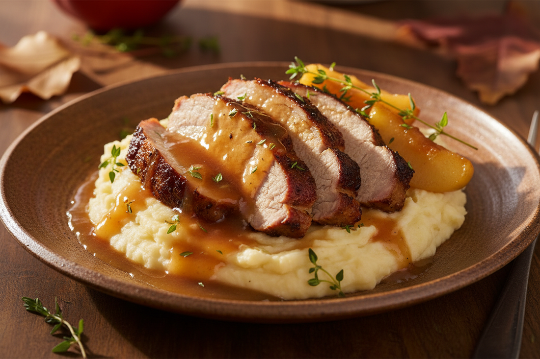Spiced Apple Cider Braised Pork — An Early September Recipe