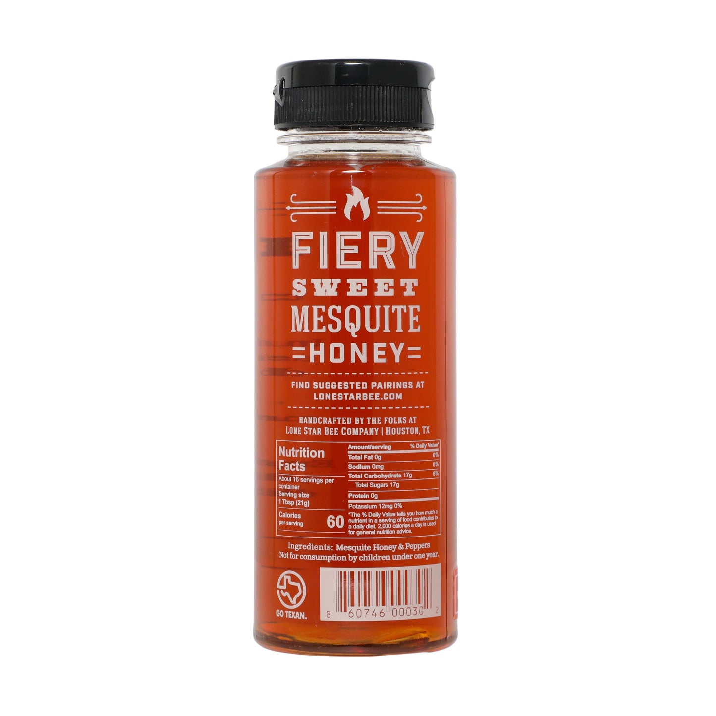 Honey - Fiery Sweet Mesquite Hot Honey (12 oz)