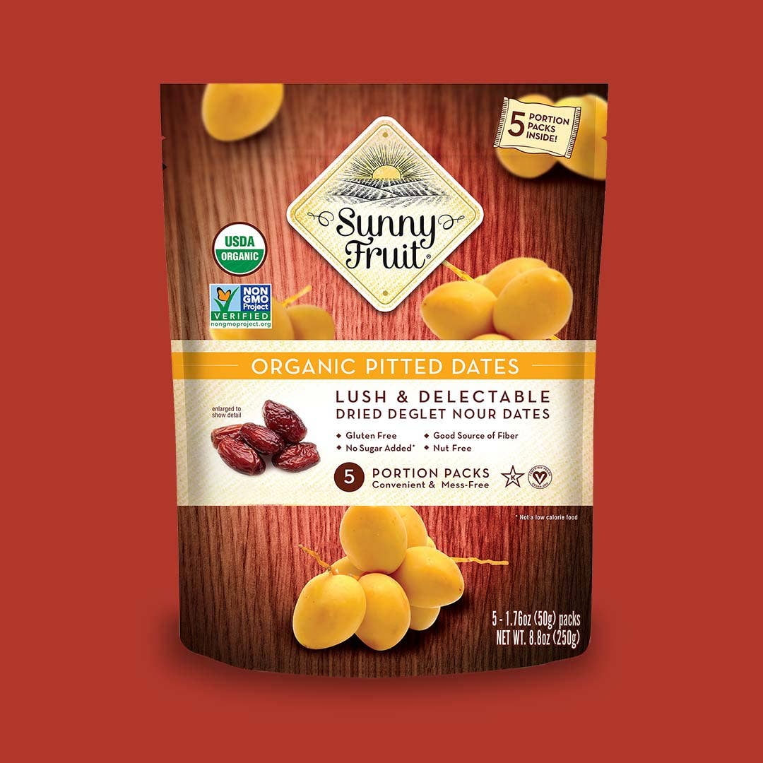 Organic Dried Pitted Dates - No Sugar Added, Sulphite-Free