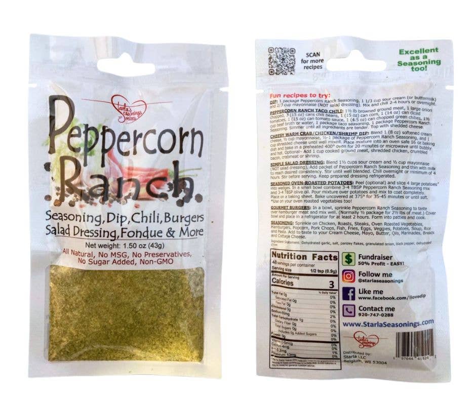 Peppercorn Ranch Seasoning or Peppercorn Ranch Dip Mix