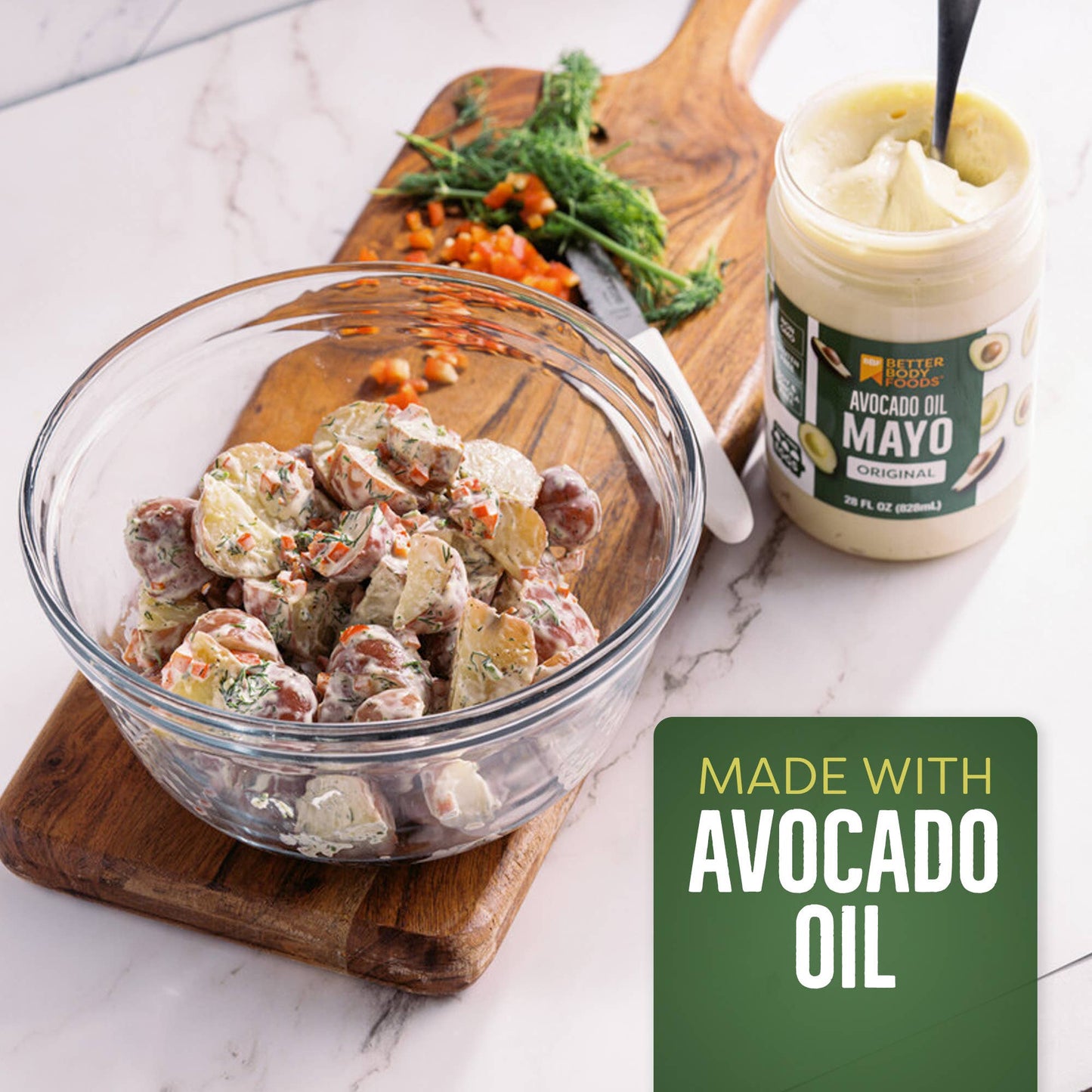 BetterBody Foods Avocado Oil Mayo Classic 28 fl oz 6-pk Box