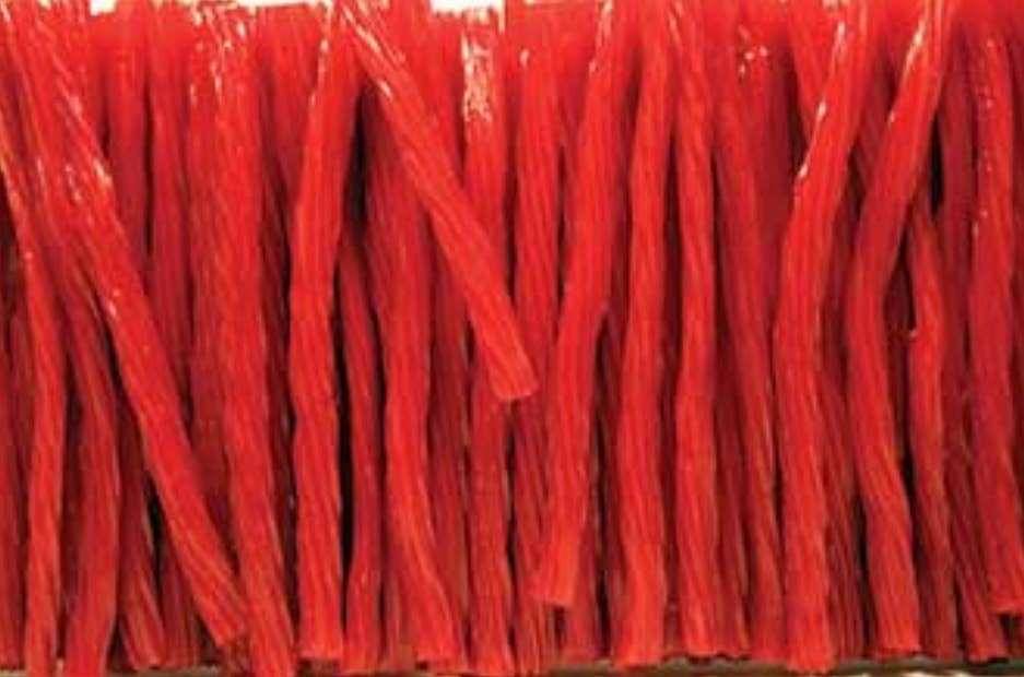 Gourmet Licorice Red Raspberry 1/2 Pound Bag- Thick Cut