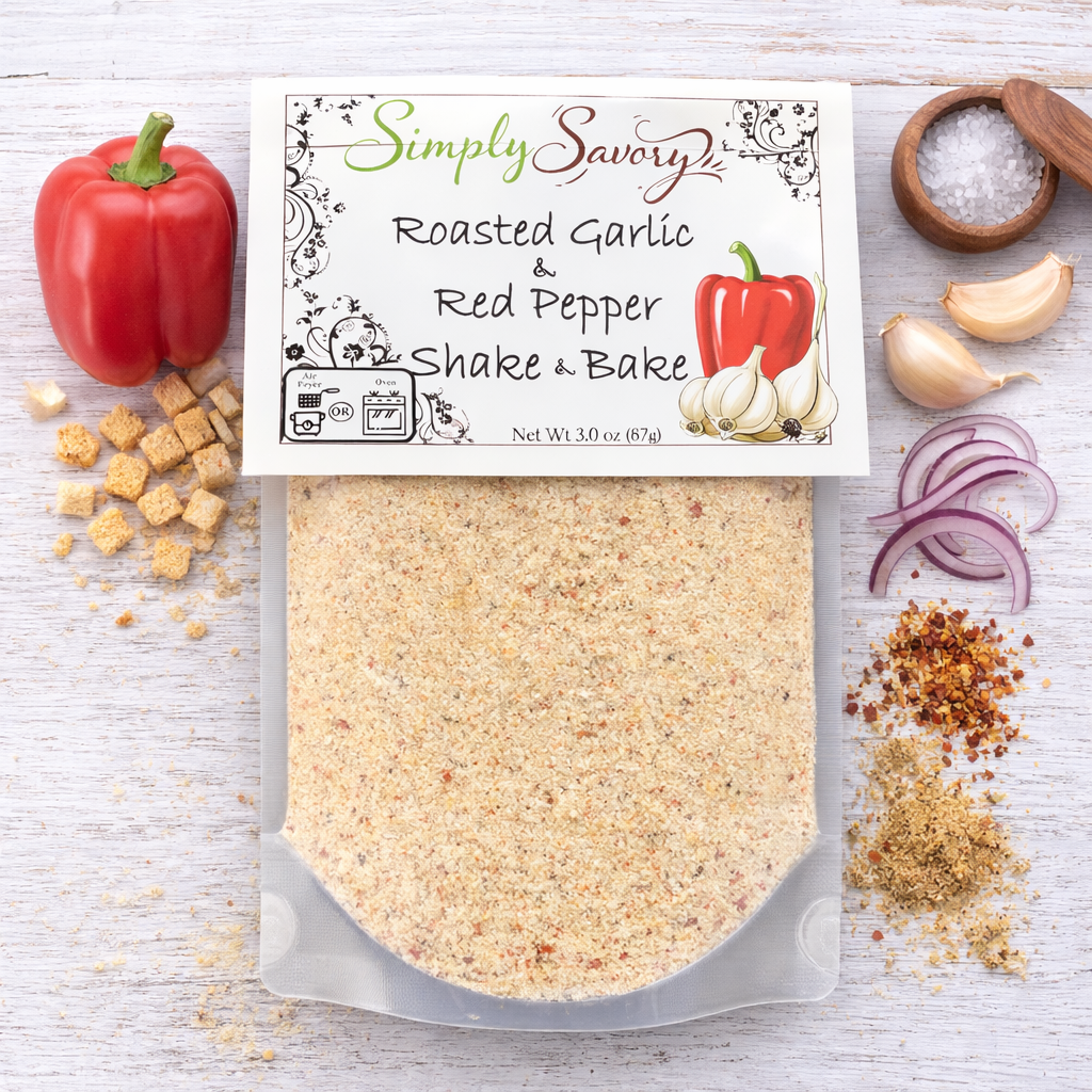 Roasted Garlic & Red Pepper Shake & Bake Seasoning