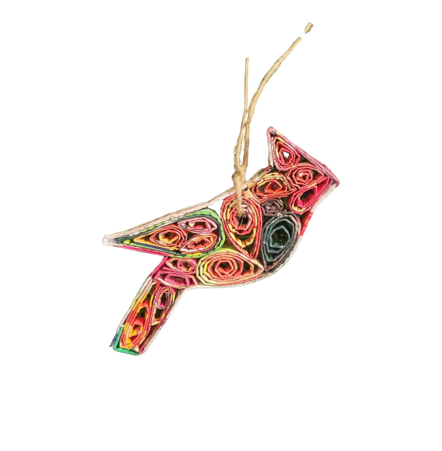Cardinal Ornament - Recycled Paper