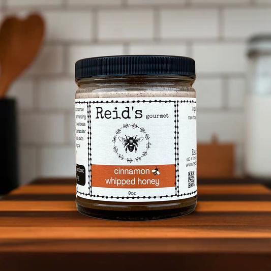 Cinnamon Whipped Honey, Small-Batch, All Natural, Spreadable