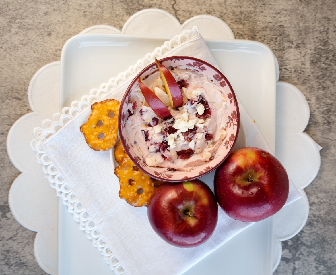 Cranberry Apple Goat Cheese Dip Mix | Boozy Dip
