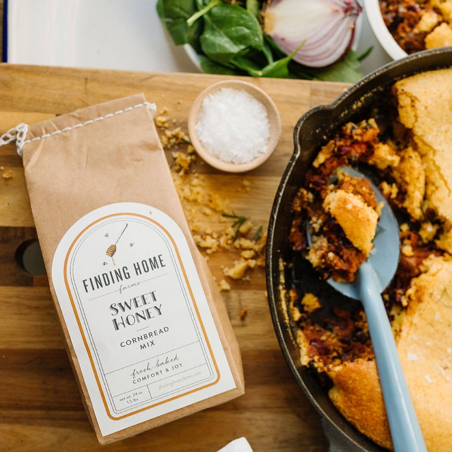"Fall Comfort Gift Bundle | Chili, Cornbread, Hot Sauce & Pumpkin Spice Bars"