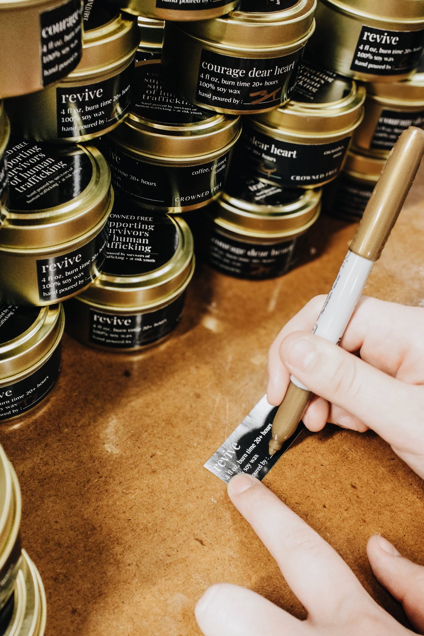 Jingle all the Way Candle - Made by Survivors