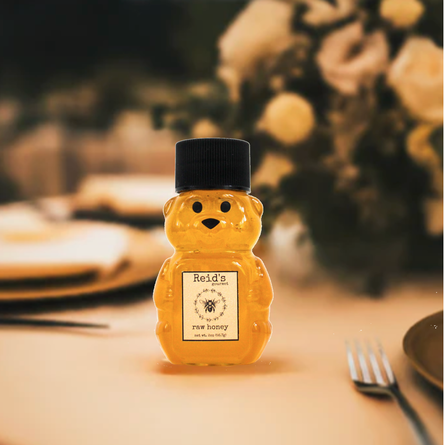 Mini Bear Honey – 2oz Raw Honey Favor