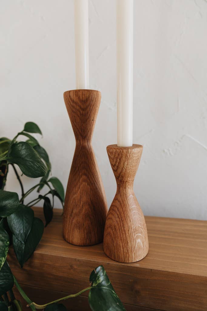 Carpenter Candle Holder - Large - Made by Survivors