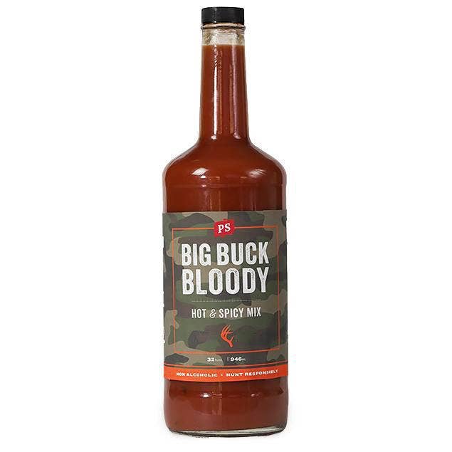 PS Seasoning Big Buck Bloody Mary Mix – Hot & Spicy, 32 oz
