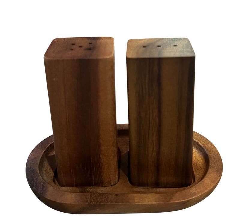 Salt & Pepper Shakers with Base