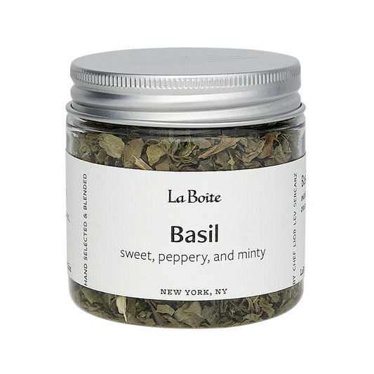 Basil - sweet, peppery, and minty spice