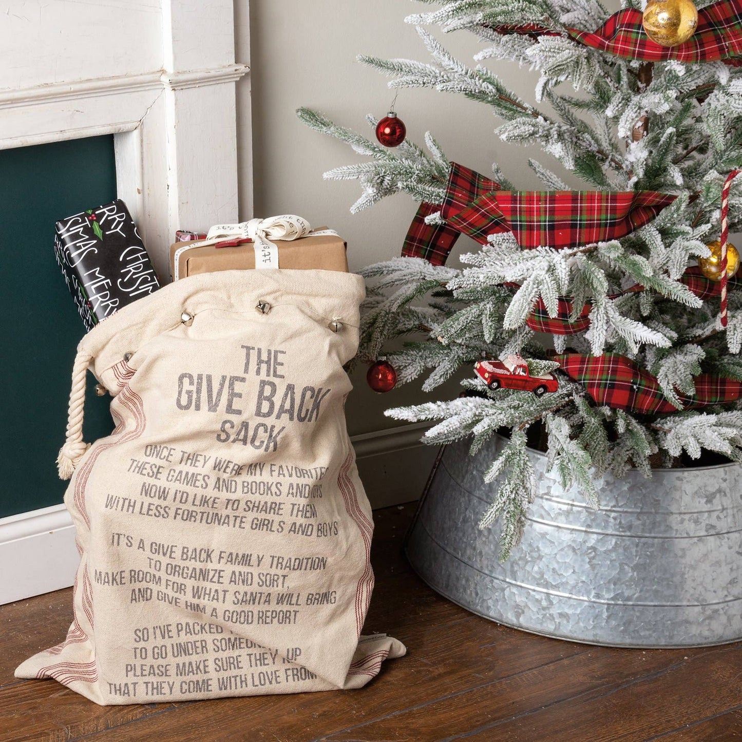 The Give Back Sack Merry Christmas Santa Sack