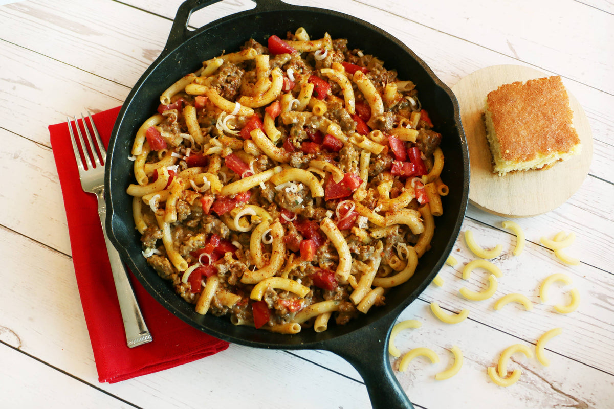 Gluten-Free Chili Macaroni Skillet Meal