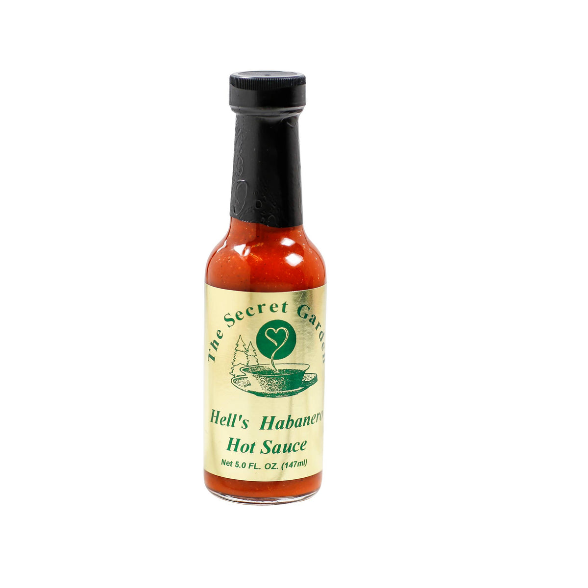 The Secret Garden Hell's Kitchen | Habanero Hot Sauce, 5 oz