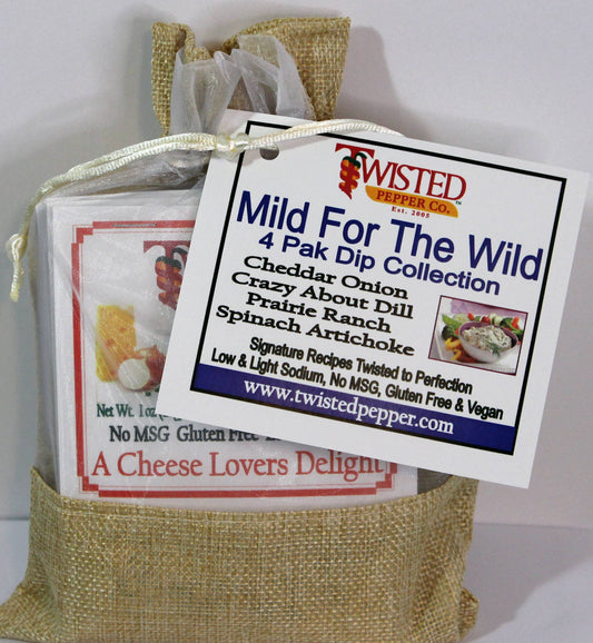 Mild for the Wild 4 Pack Dip Mixes