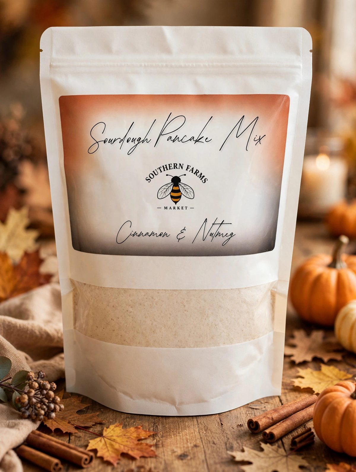 Sourdough Pancake Mix - Cinnamon & Nutmeg