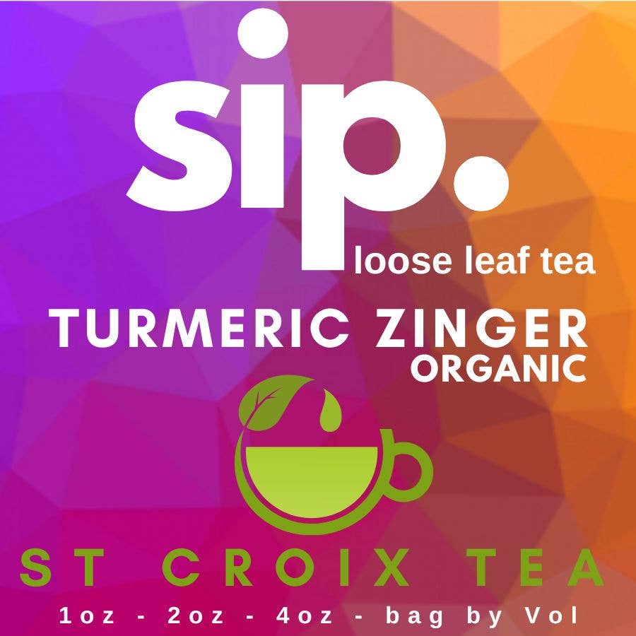 Turmeric Zinger, Organic Herbal Tea Blend, Loose Leaf