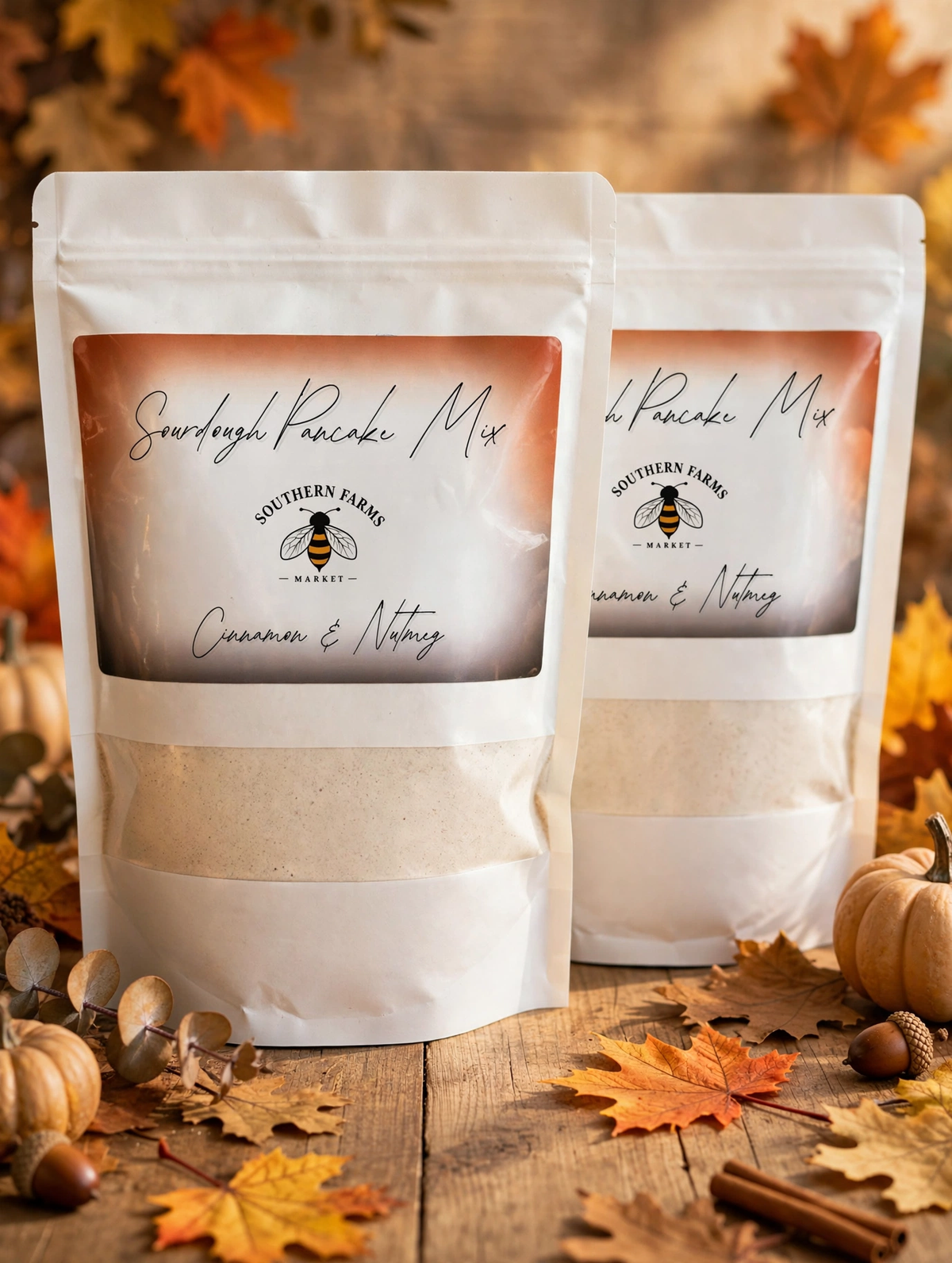 Sourdough Pancake Mix - Cinnamon & Nutmeg