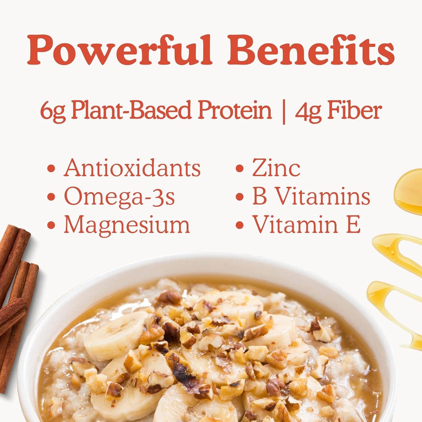 Superfood Maple Almond CinnamonOatmeal Pantry Bag