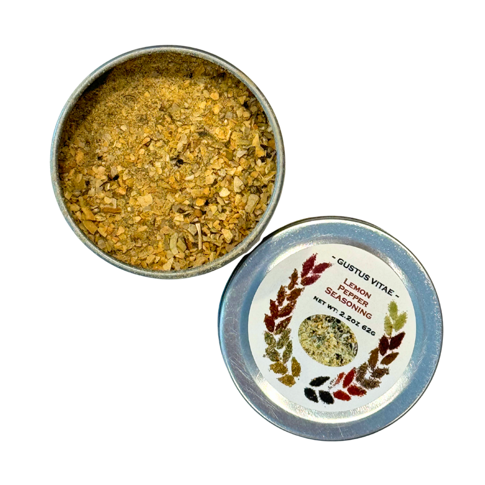 Gustus Vitae Lemon Pepper Seasoning