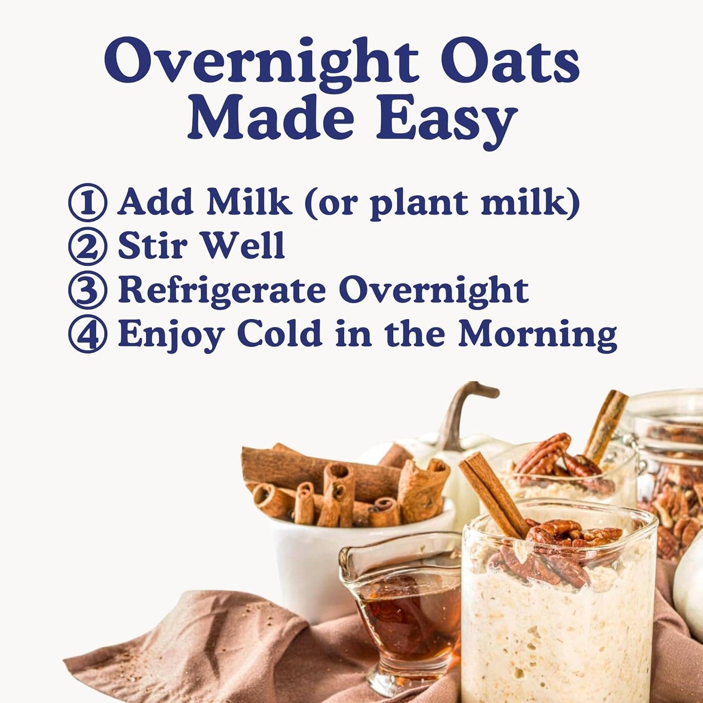 Superfood Blueberry Chia Oatmeal Pantry Bag