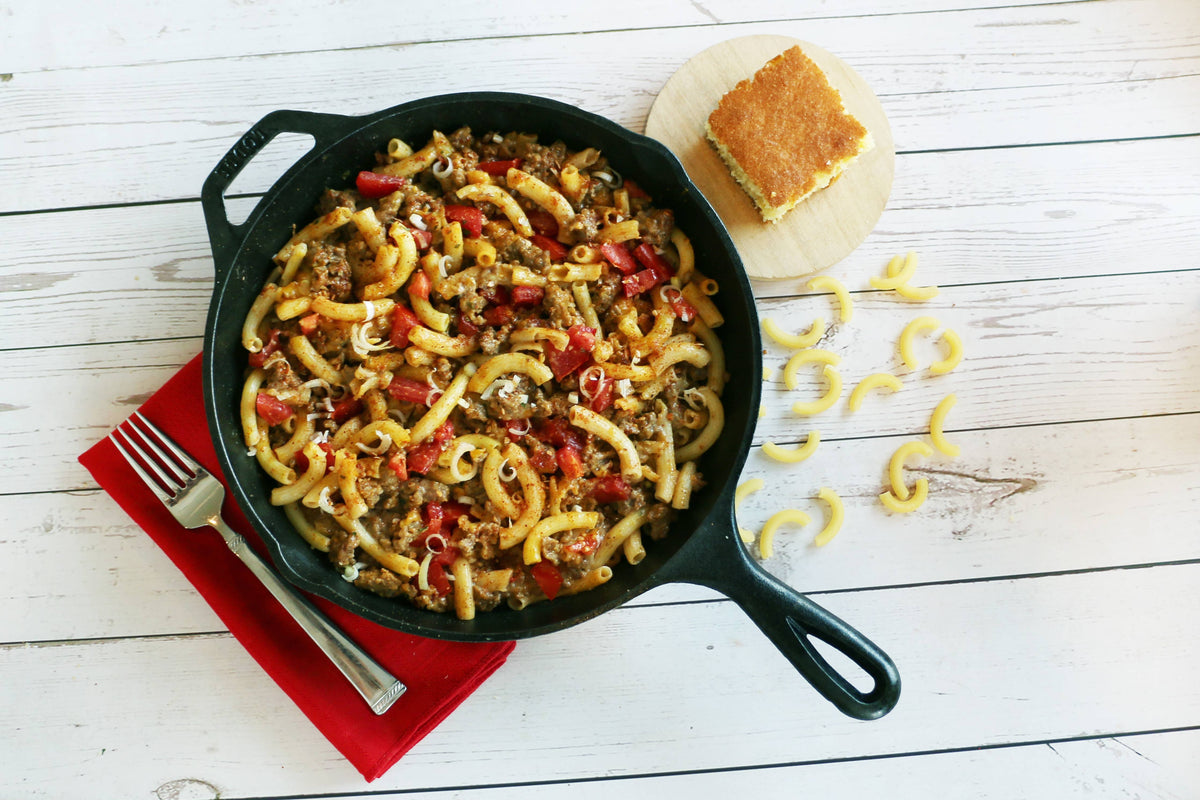 Gluten-Free Chili Macaroni Skillet Meal