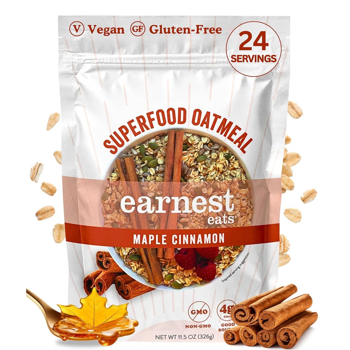 Superfood Maple Almond CinnamonOatmeal Pantry Bag