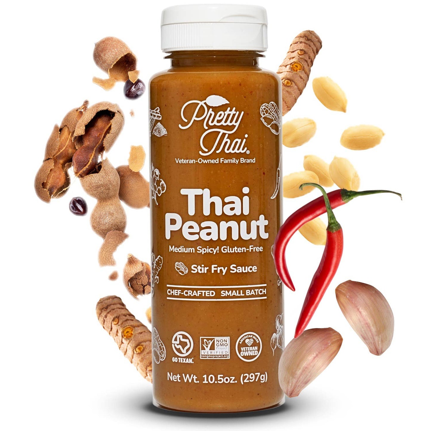 Pretty Thai® Thai Peanut Sauce -Authentic Thai Cooking Sauce