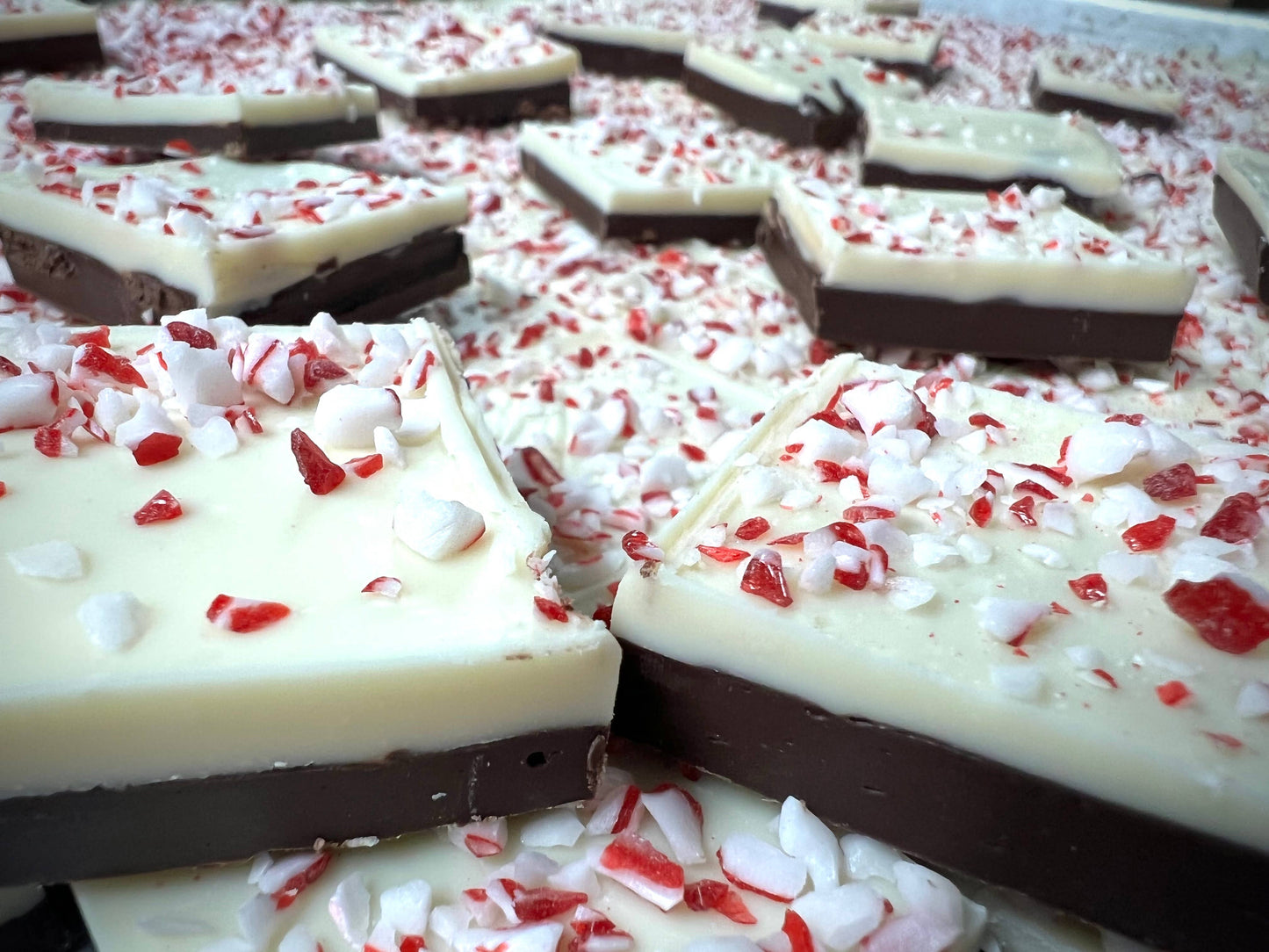 Gourmet Peppermint Bark Layered Peppermint Snack Pack 1/4LB