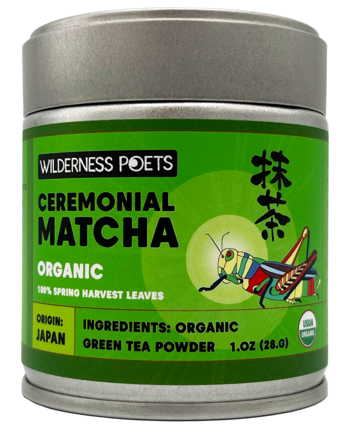 Organic Matcha, Ceremonial, 1 oz Tin