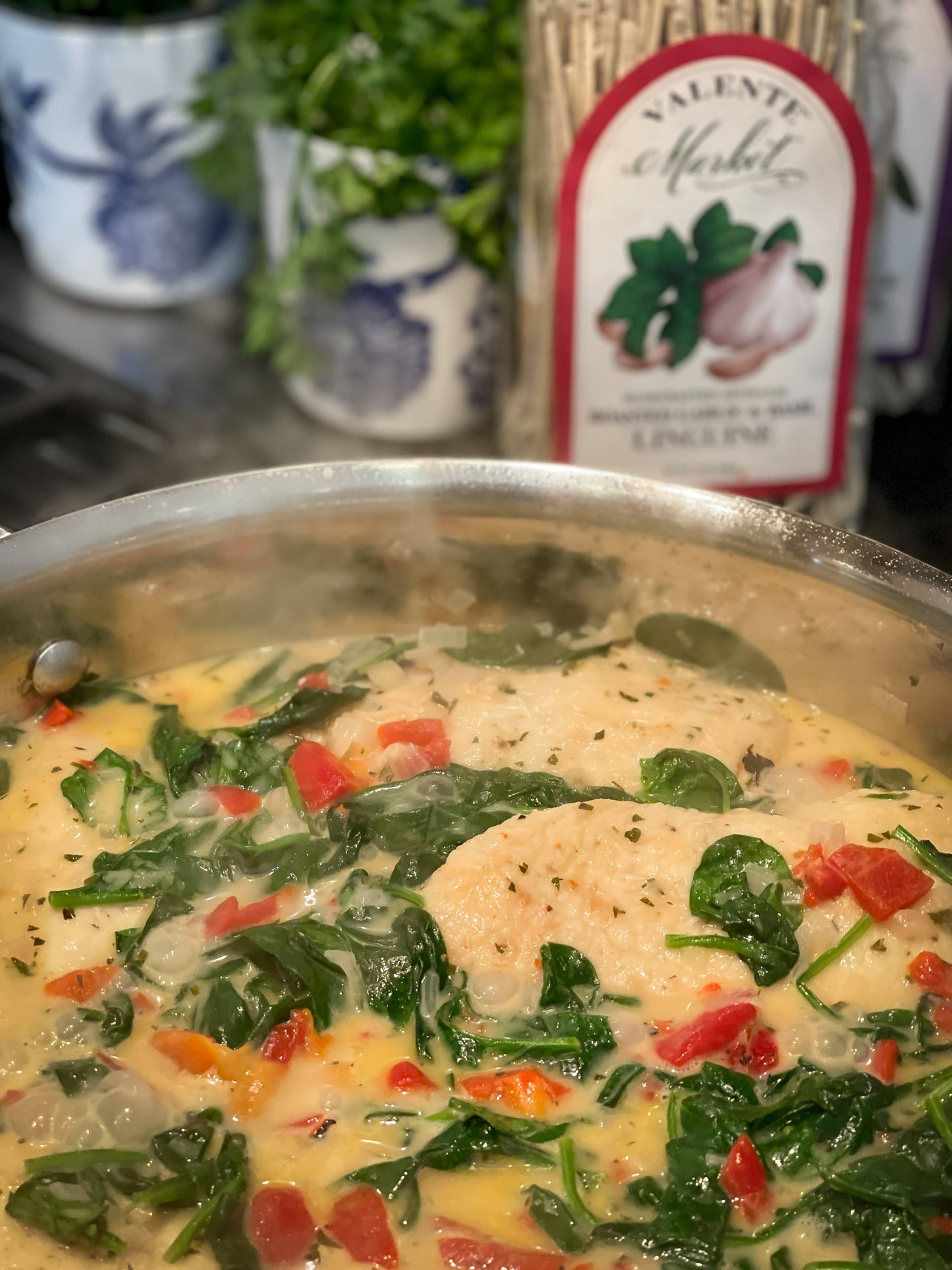 Roasted Garlic and Basil Linguine Dry Specialty Pasta