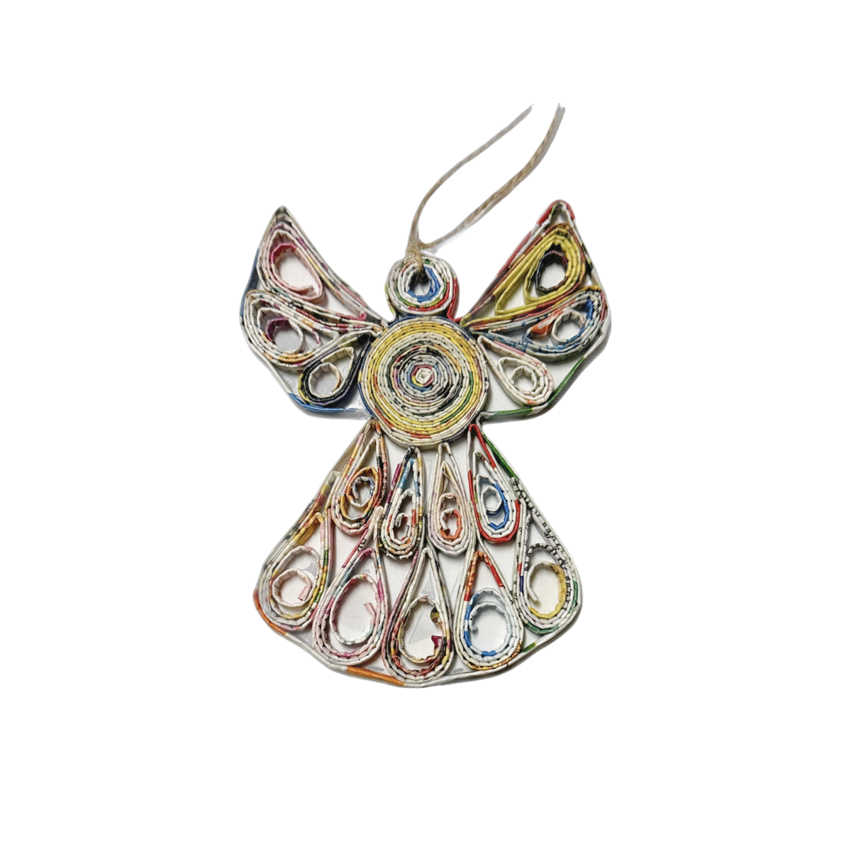 Angel Ornament - 2 Styles - Recycled Paper