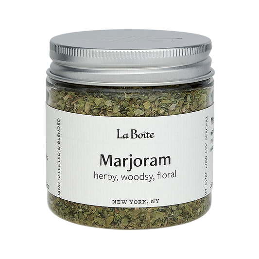 Marjoram - herby, woodsy, floral spice