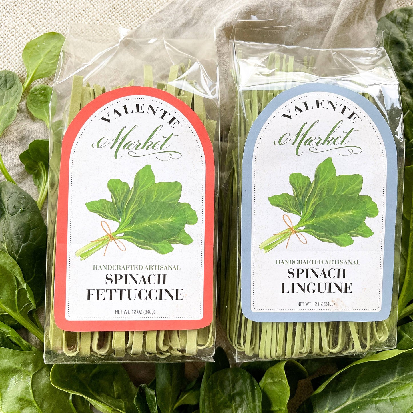 Spinach Fettuccine / Dry Pasta / Specialty Pasta